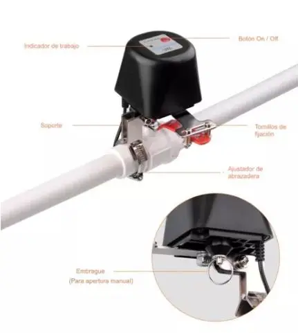 Válvula Inteligente De Agua Y Gas Wifi - Imagen 2